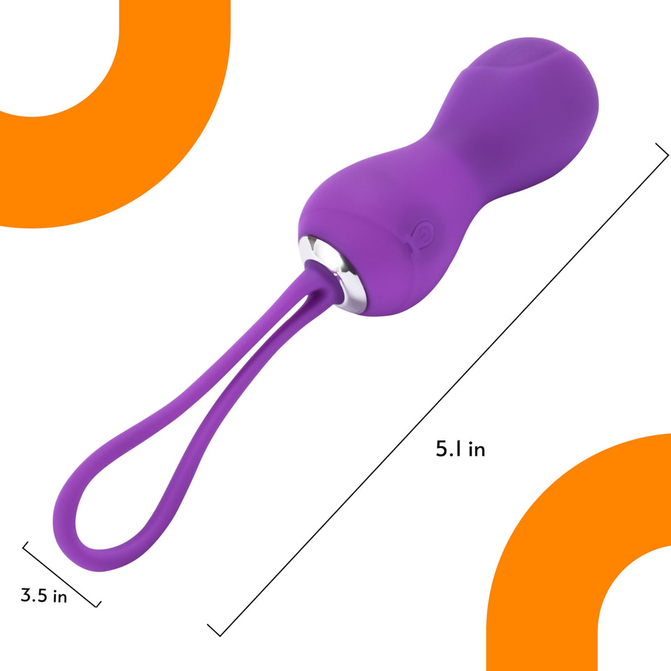 Sweet Vibrations G-spot Kegel Ball Vagina Vibrator, Adult Female Toys - Powerful Finger Shaped Sex Toy Vibrator - Multiple Vibra