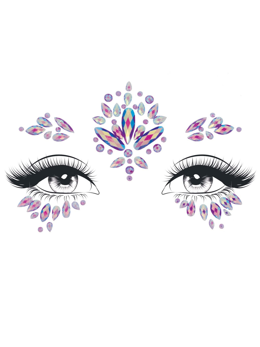Verity Adhesive Face Jewels Sticker.