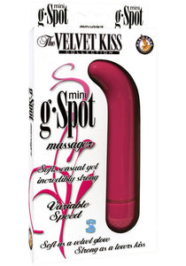 Velvet Kiss Collection Mini G-Spot Massager Multispeed Waterproof, Pink