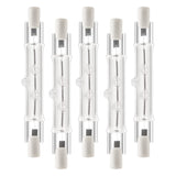 Jaenmsa R7S Bulbs,5 Pack Halogen Bulbs R7S T3 78Mm 150W 120Vj Type 120 Volt Halogen Light Bulb With Long Lifespan, 3 Inch Long D
