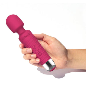 Shibari Mini Halo Vibrator, Wand Massager Vibe, Cordless, Quiet, High Power & Waterproof, Vibration Clitoris Stimulation, Adult
