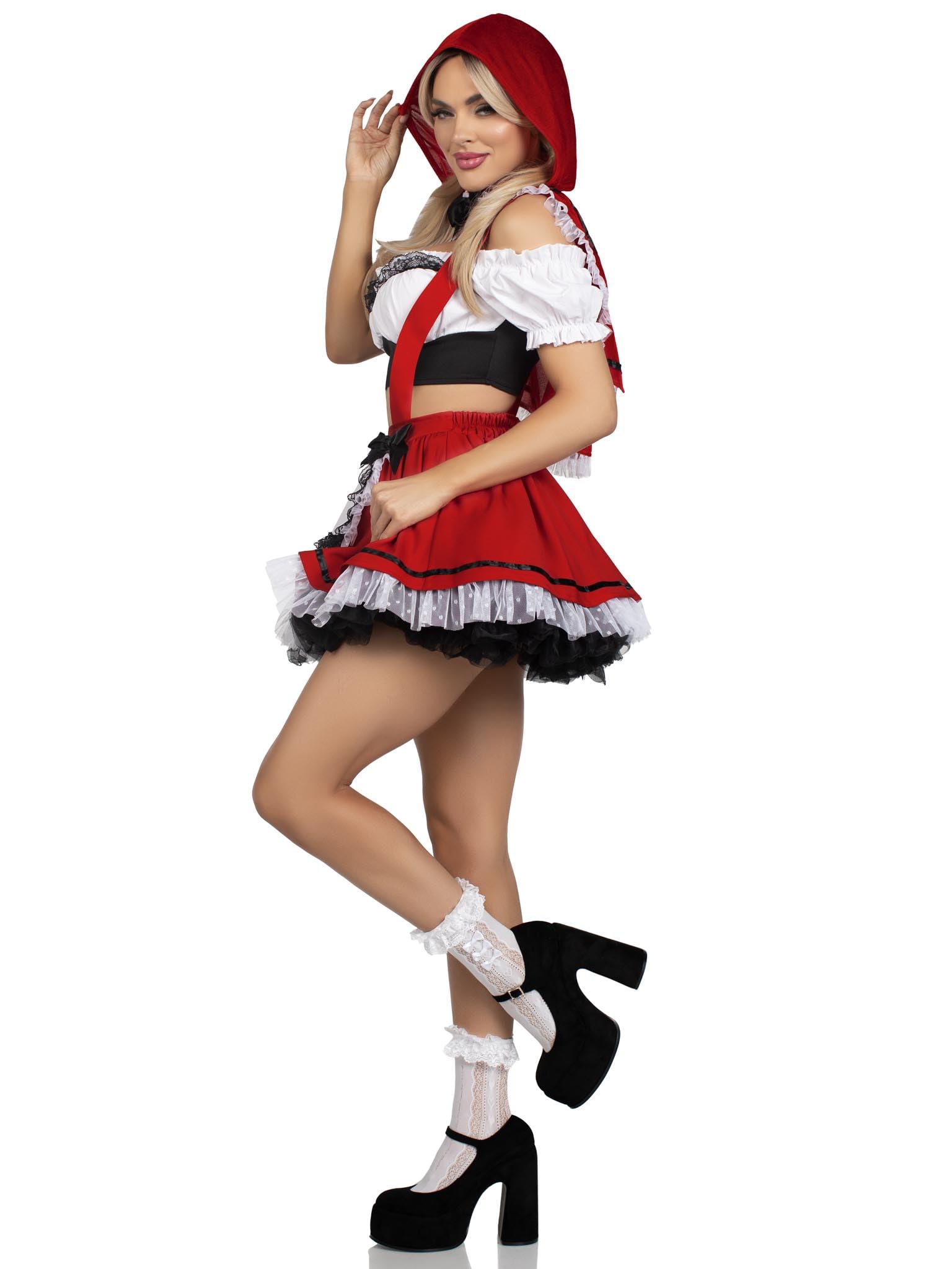 X-Large  Red/White