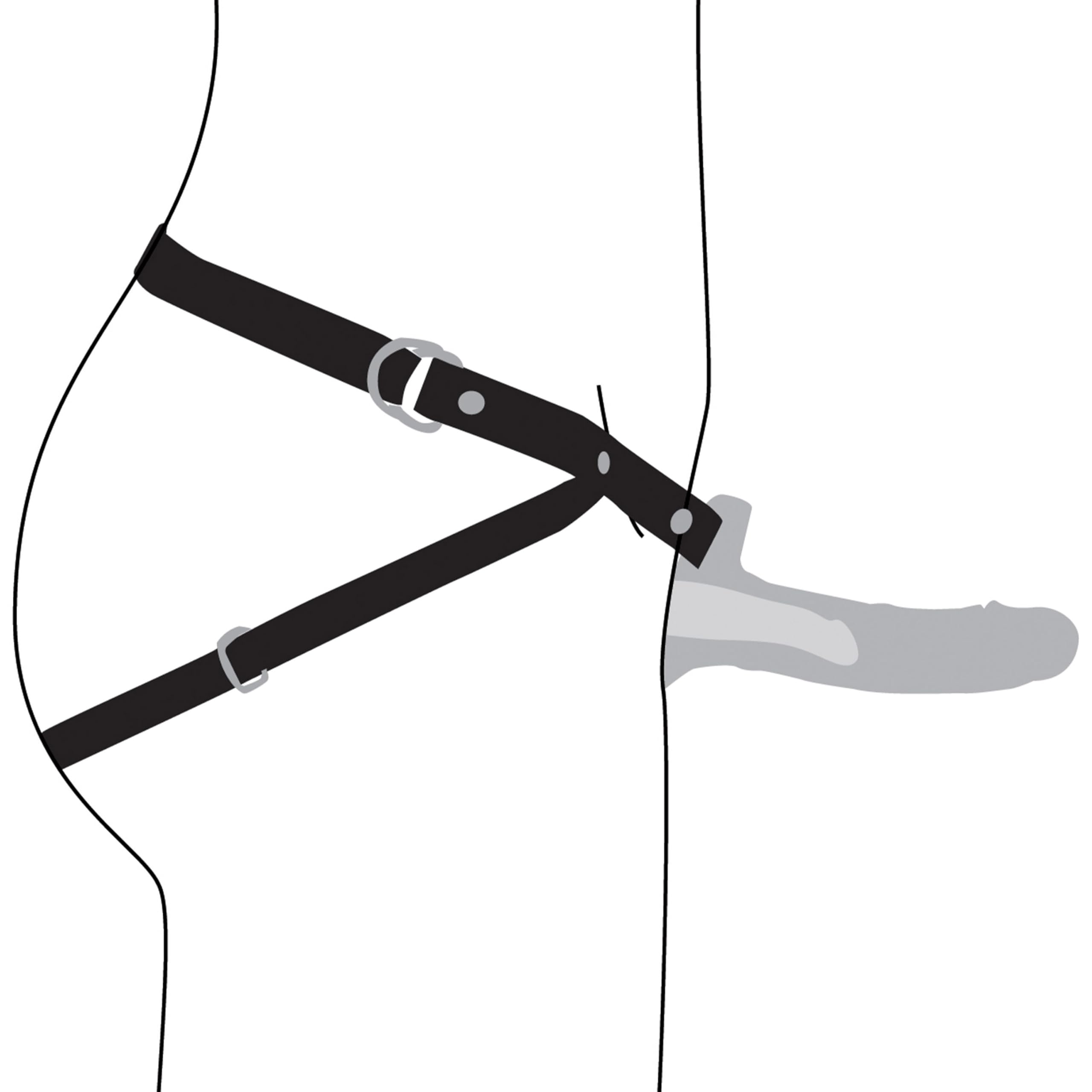 Size Matters Realistic Sili Sheath Black