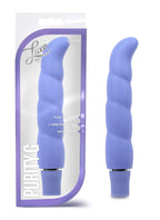 Blush Luxe Purity G - Platinum Cured Puria Silicone G Spot And External Vibrator - Ultrasilk Smooth - 10 Vibration Modes - Ipx7 