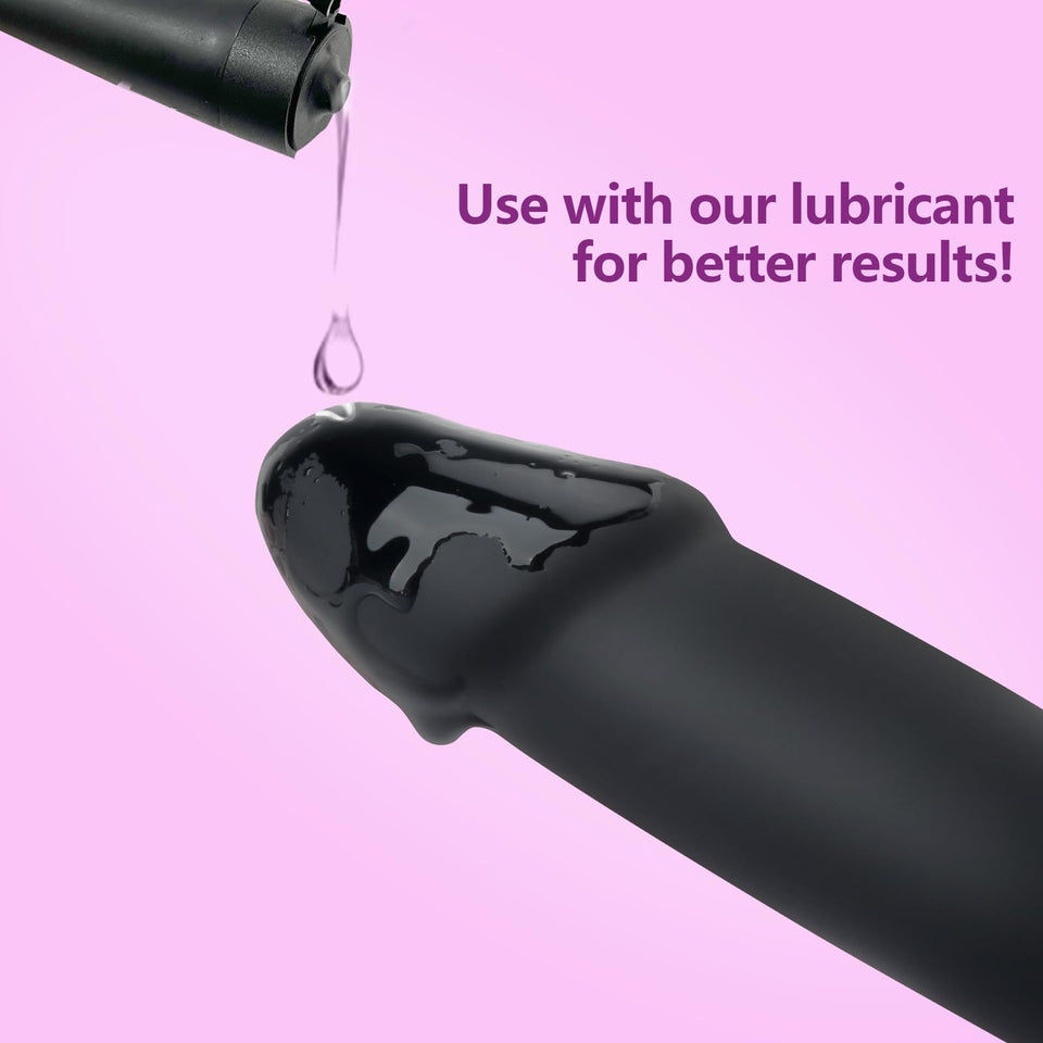 Anal Dildo Anal Plug Training Sets Black Dildo for Beginners Anal Plug Lifelike Dildos with Strong Suction, Realistic Penis G-Sp