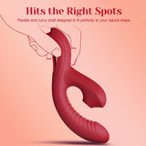 Tracys Dog Rabbit Sucking Vibrator - Adult Sex Toys for Clitoral G Spot Stimulation, 3 Suction & 10 Vibration & Come-Hither Mode