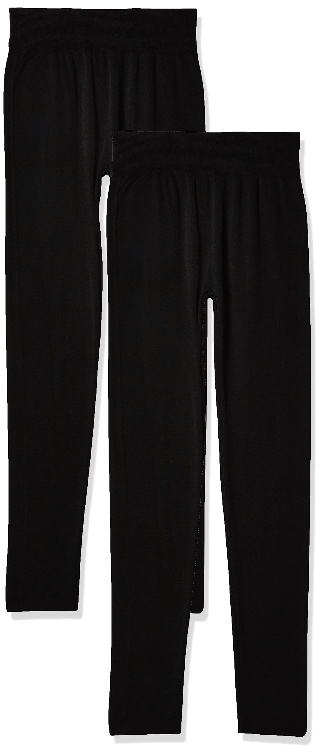 32 Degrees Womens 2 Pack Performance Ultra Light Thermal Baselayer Legging Pant, Black/Black, X-Large
