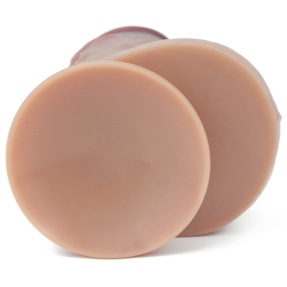 Thick Huge Silicone Dildo 2.7 '' Diameter, Big Anal Dildo Realistic Dual Density Dildo with Strong Suction Cup for Hands-Free an
