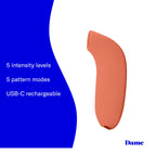 Dame Products Aer Suction Massager For Women - 5 Intensity Levels, 5 Pattern Modes - Soft Seal Of Suction With Pulses Of Air Rel