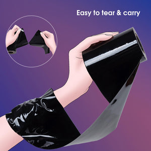 BDSM Bondage Restraints Tape Set - UTIMI Adult Toy Sexual Restraint Tape Reusable Pull-up Binding PVC Static Electrostatic Tape