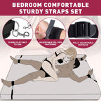 Sex Toys Bondage BDSM Restraints, Couples Sex Toys Bondage Restraints BDSM Kit, 75 ' ' Adjustable Bed Restraints Sex Straps Set