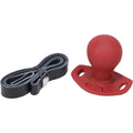 Tantus Silicone Ball Gag for Men Crimson Adjustable Strap Oral BDSM Gag Mouth Gag Tasteless Odorless Silicone Comfortable Fit Be