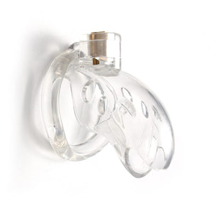 Male Chastity Device Cock Cage - Lock Love Average Size Chastity Cage with 3 Active Rings & Keys Adult Sex Toy for Men PC Plasti