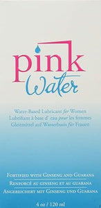 Pink Water 4 Oz Glass Bottle W/ Pump