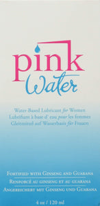Pink Water 4 Oz Glass Bottle W/ Pump