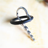 Metal Beads Male Masturbation Stimulation Urethral Plug Restraint Silicone Penis Ring Male Exercise Urethral Sound Urethral Sex