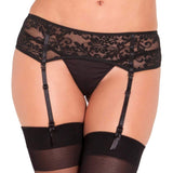 Lace Garter Belt White M/L