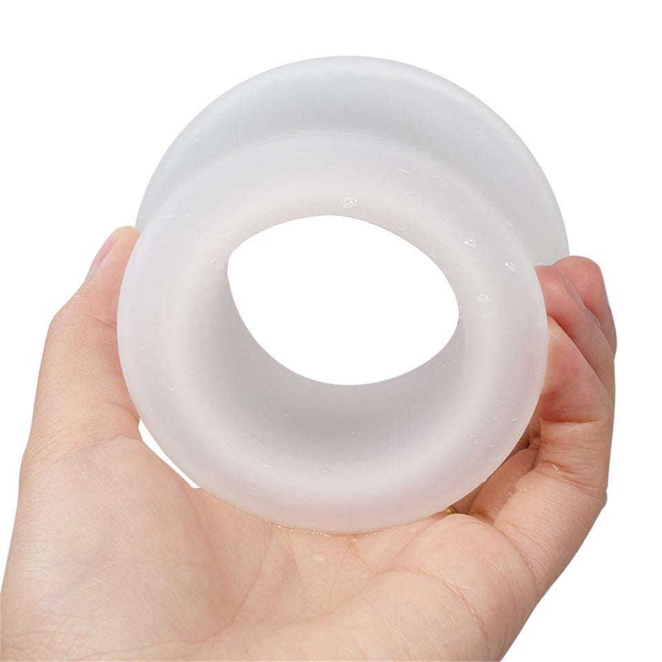Hollow Silicone Anal Plug with Plug Anal Dilator Couple Pleasure Endoscopic Masturbation Device Sex Toy Black