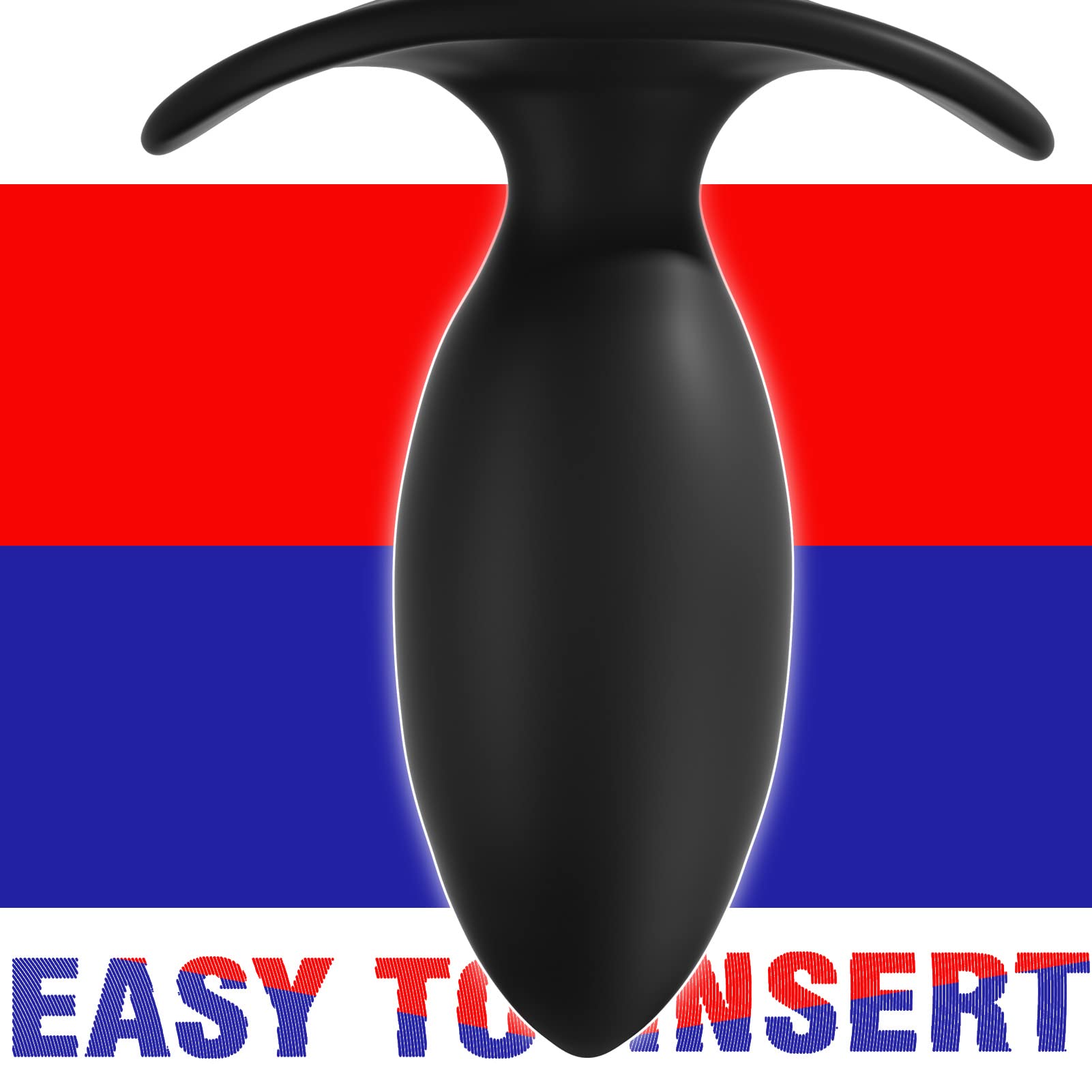 MEBAULT Anal Plug Butt Plug with Safe Curved Base Prostate Massager Dilator Sex Toy for Men Women Masturbation (S)