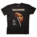 Ripple Junction Halloween Mens Short Sleeve T-Shirt John Carpenter Original Movie Logo Horror Slasher Scary Film XL Black