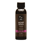 Earthly Body Hemp Seed Massage Lotion, 2.0 oz - Skinny Dip, Clear