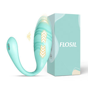 Thrusting Egg Vibrator, Mute Remote Control Vibrator with 9 Thrusting & Vibrating Modes, Couple Vibrator Thrusting Dildo for Wom