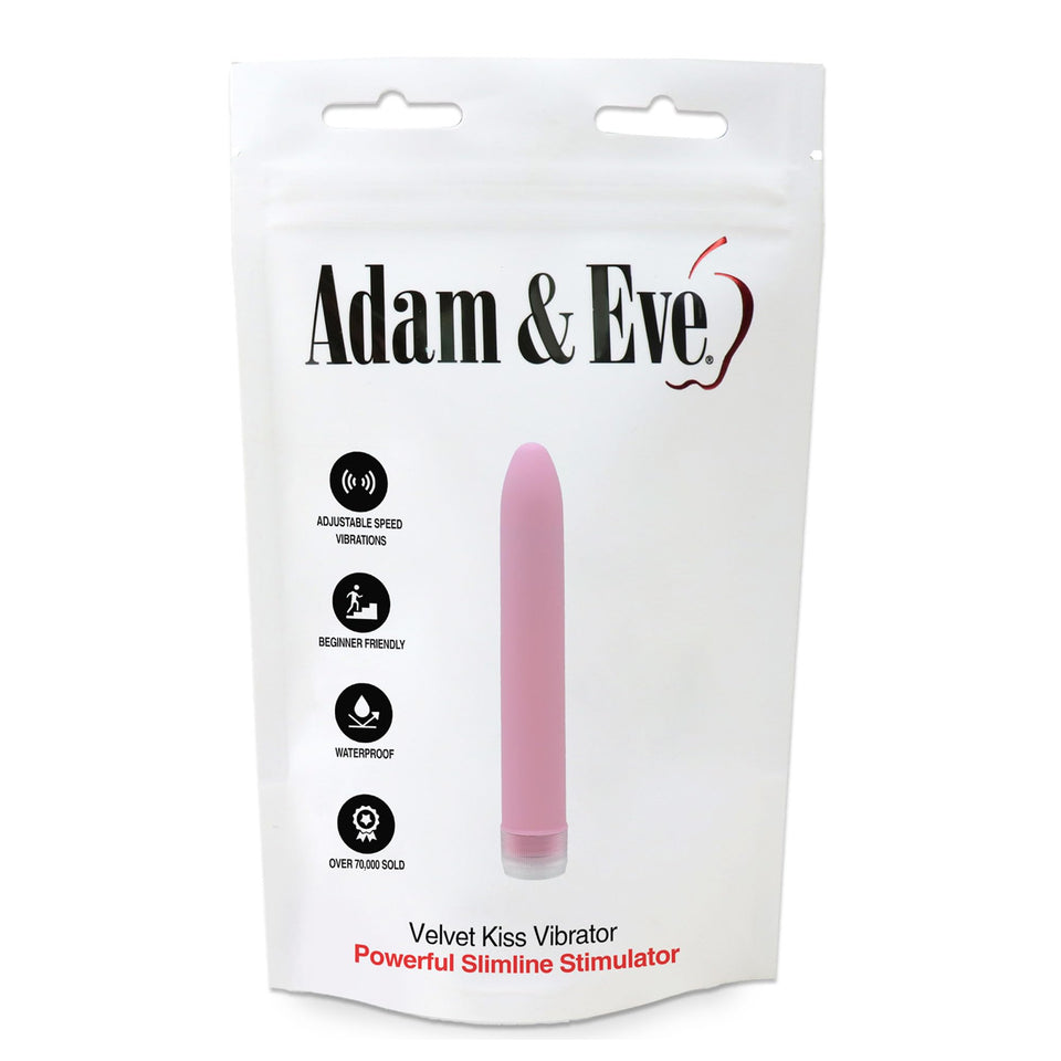 Adam And Eve Velvet Kiss Vibrator - Pink