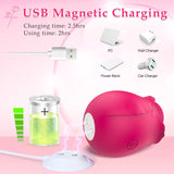 Rose Toys Clitoral Vibrator for Women, Vlatne Sex Stimulator with 7 Mind-Blowing Tapping Modes, Nipple Teasing Clitoris Masturba