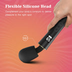 Tracy's Dog Vibrator Wand Massager - Mini Vibrating Wand for Clitoral Stimulation, Travel-Friendly Adult Toys with 9 Vibrations