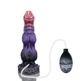 7.87 '' Alien Dildo Monster Animal Dildo Fantasy Wolf Dildo with Strong Suction Cup, Fat Dildo Strap on Compatible Women Sex Toy