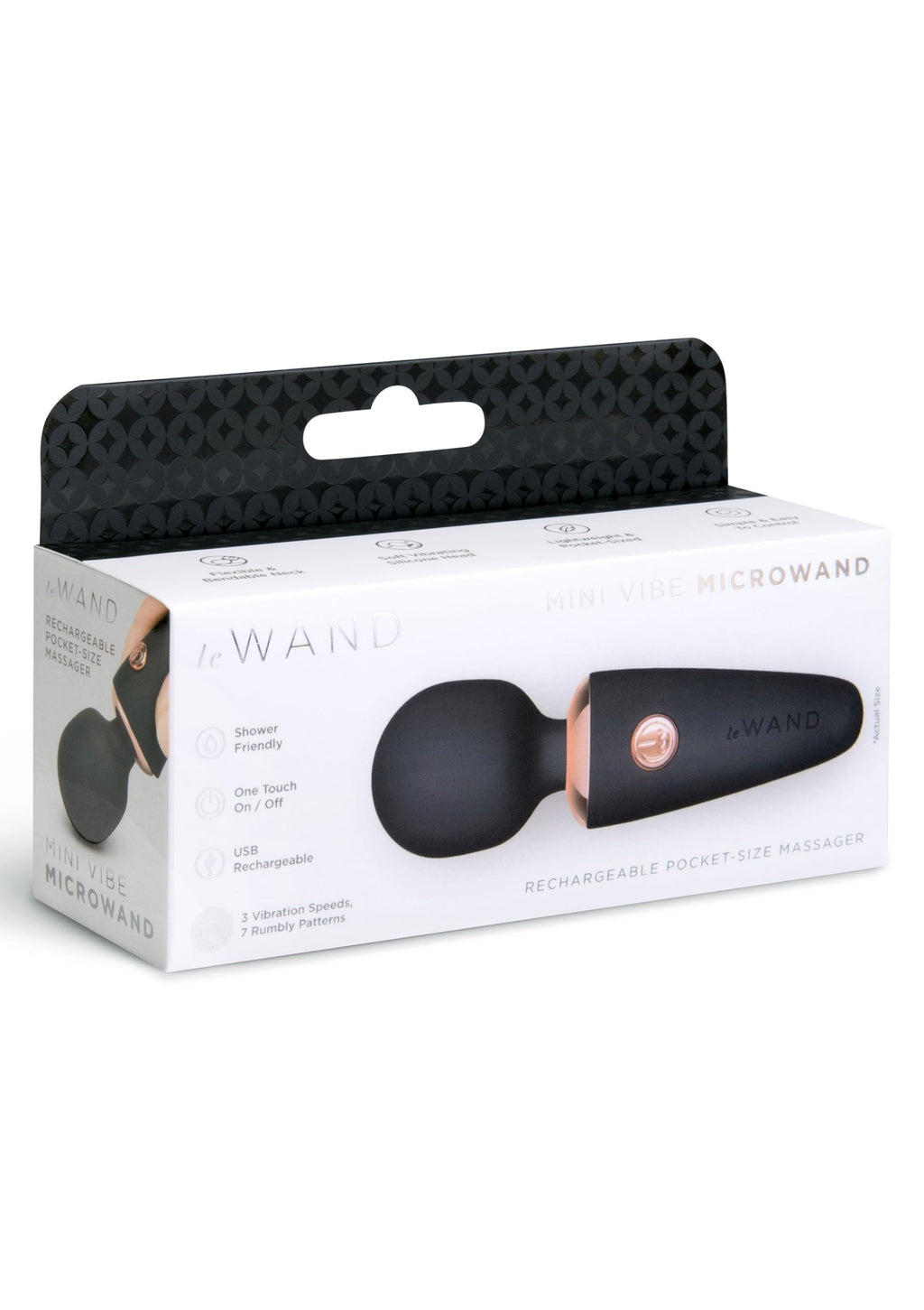 Le Wand Mini Micro Wand Black