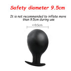 Inflatable Mouth Gag Bound Gag Leather Bondage Gag Masks,BDSM Lockable Panel Gag Adjustable Inflatable Dildo Gag Silicone Whit L