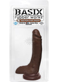 Pipedream Basix 8-Inch Suction Cup Thicky Dong, Brown