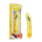 Multi Speed Soft Curved Vibrator - G Spot Stimulator - Waterproof - Sex Toy For Women - Sex Toy For Adults (Yellow)