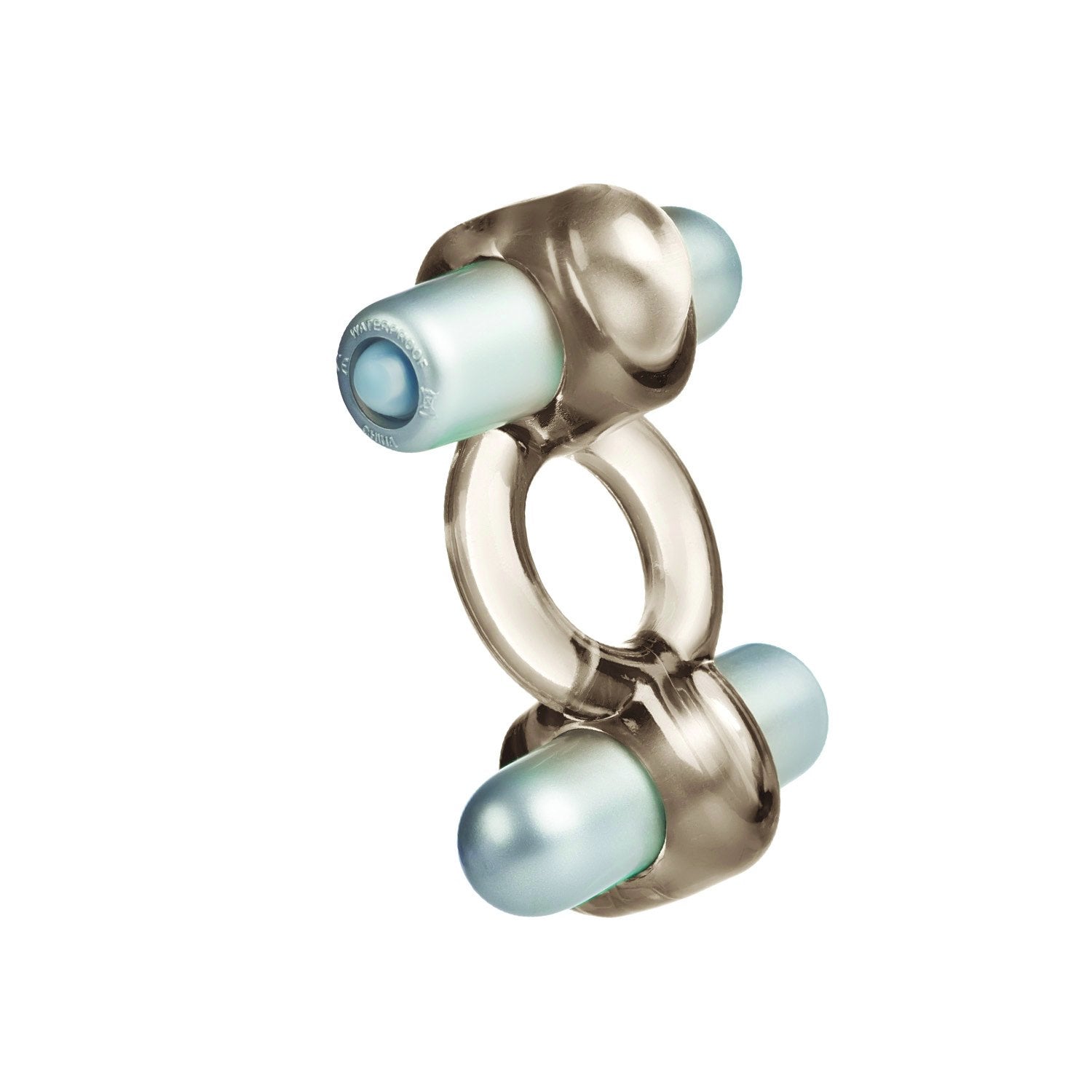 California Exotic Novelties Up Spice It Up Double Action Couples Ring 2, Gray