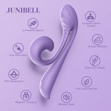 Tracy 's Dog Clitoral Kissing G Spot Rabbit Vibrator, Adult Toys for Double Stimulation with 10 Vibrations, Flexible Sex Toy wit