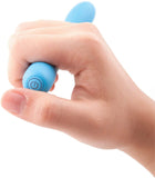 B Swish Bgee Curved Vibrator, Aqua, 7''