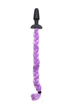 Purple Pony Tail Anal Plug