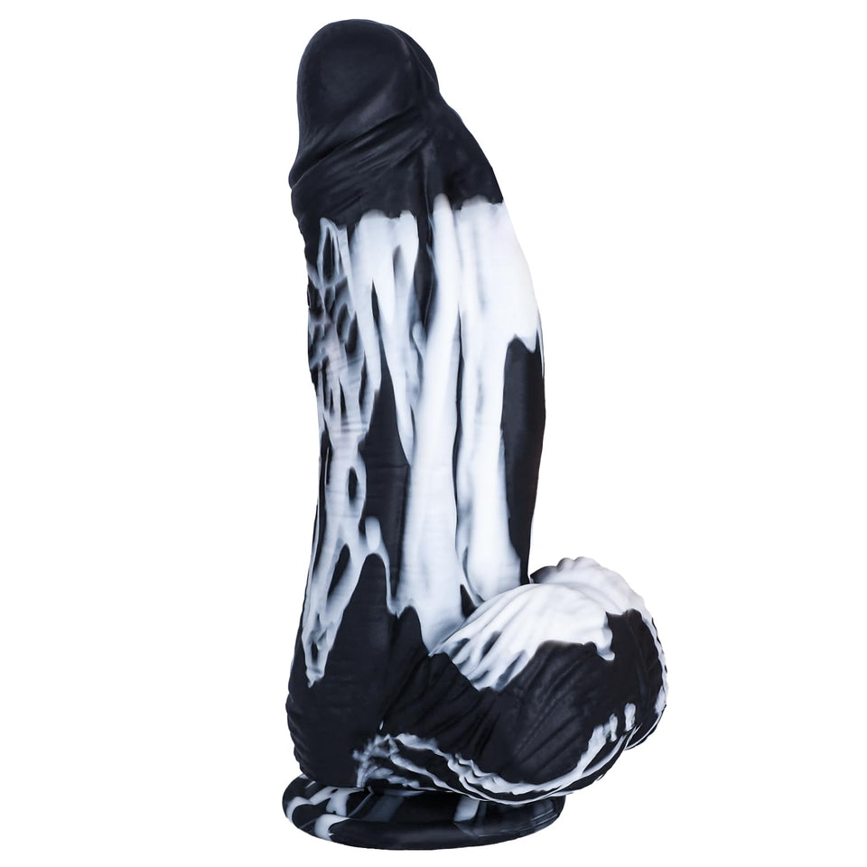 2.68 ' ' Diameter Huge Thick Dildo, 10 inch Monster Silicone Big Dildo with Strong Suction Cup for Hands-Free and Anal Play, G-s