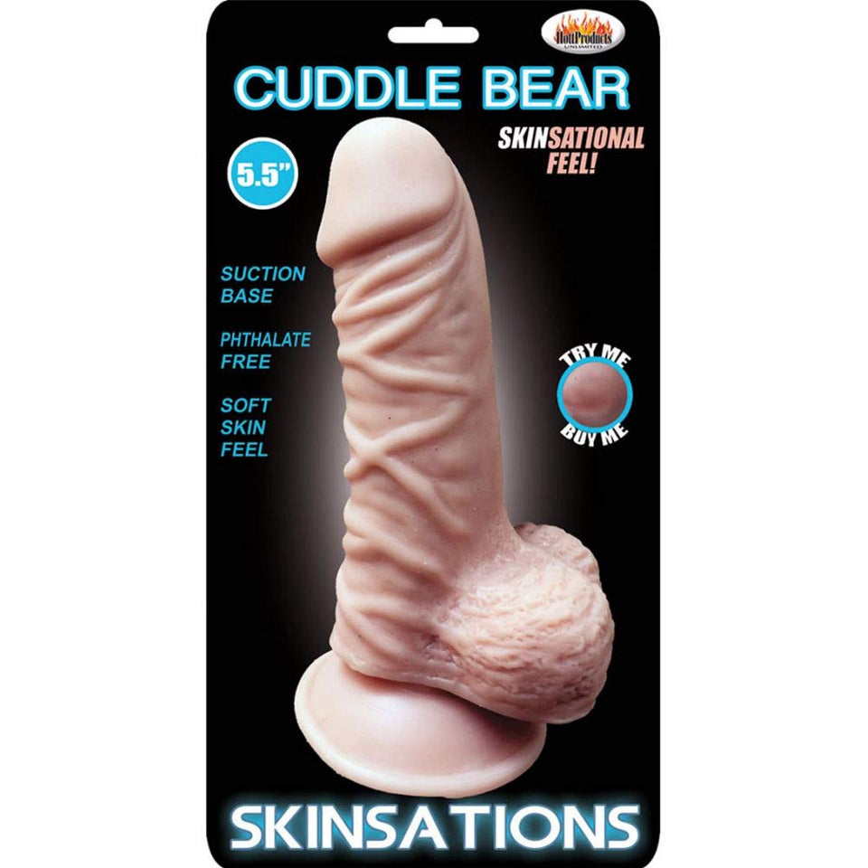 Hott Products Unlimited 61429 Skinsations Cuddle Bear 55In Dildo