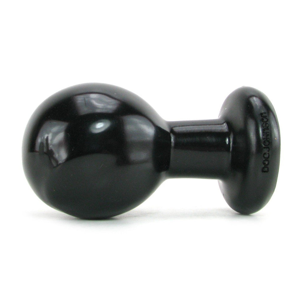 Ball Shape Anal Plug Large (Black)