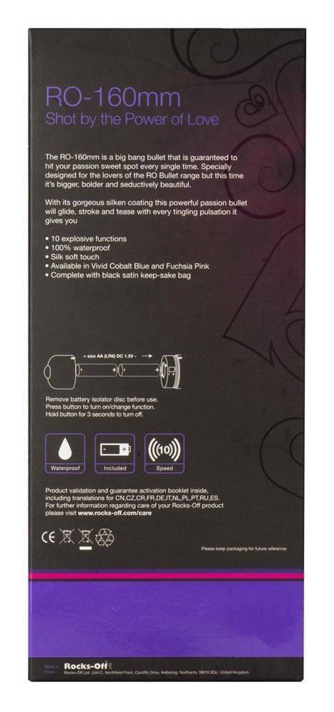 Rocks Off Limited 10 Speed Leopard Vibrator, Purple