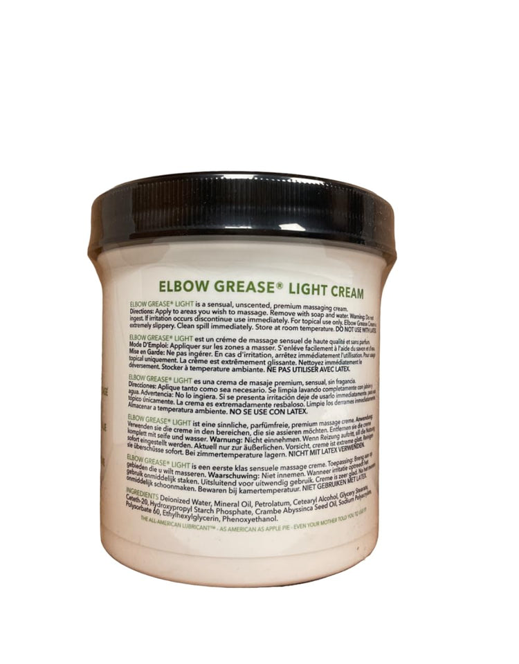 Elbow Grease Light Cream 15Oz Jar