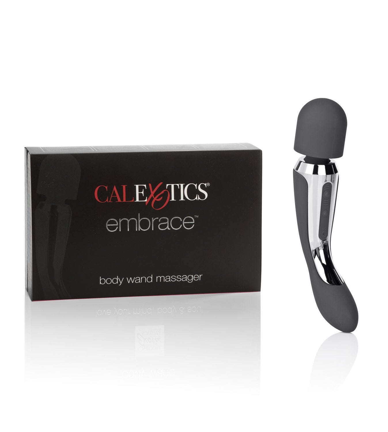 Calexotics Embrace Body Wand Massager     Silicone Waterproof Vibrator     7 Function Rechargeable Adult Sex Massager For Couple