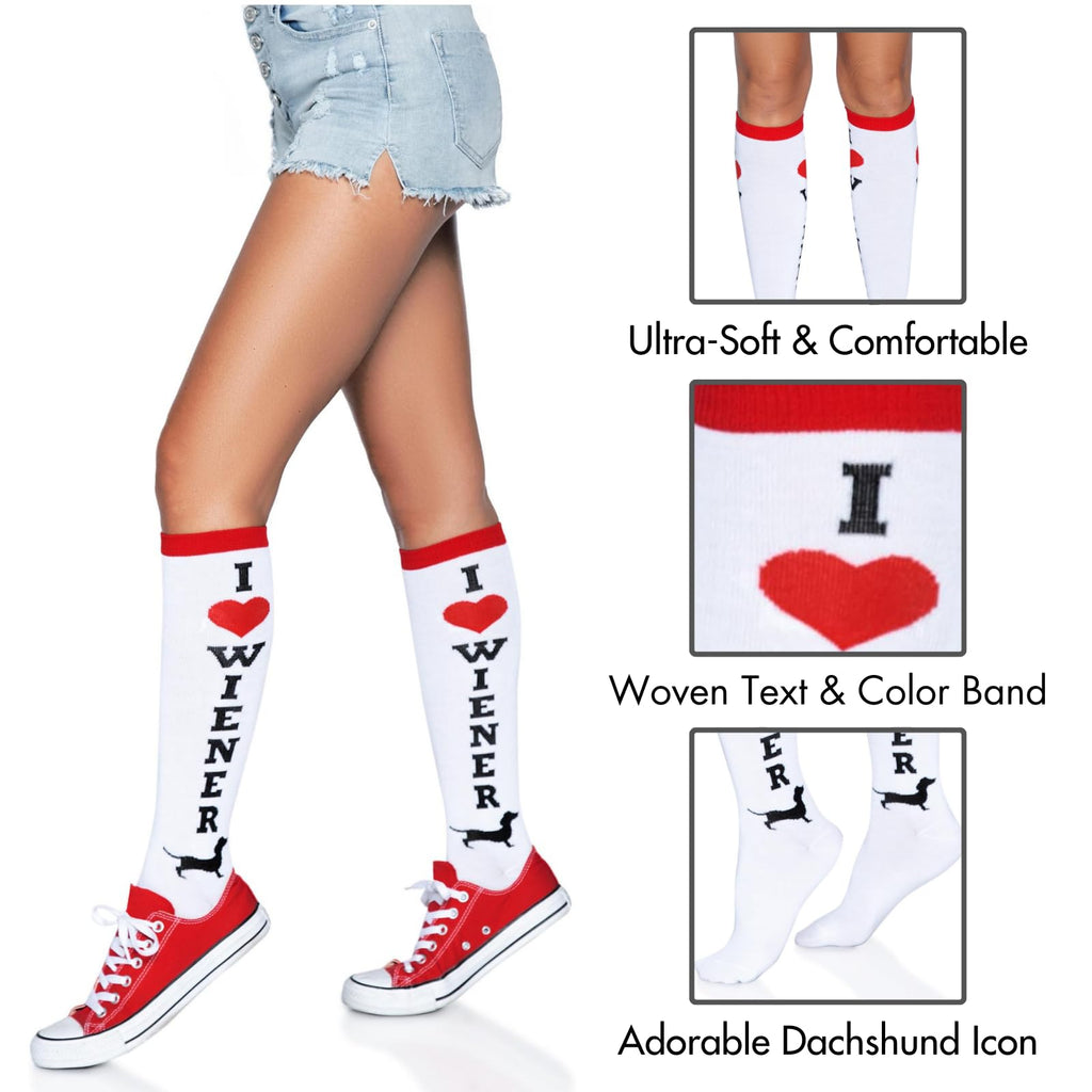 Wiener Dog Knee Highs.