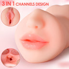 Male Masturbator Sex Toy for Men - ZEMALIA Men Sex Toy 3D Realistic Textured Butt Stroker with Heating Rod and Vibrating Bullet