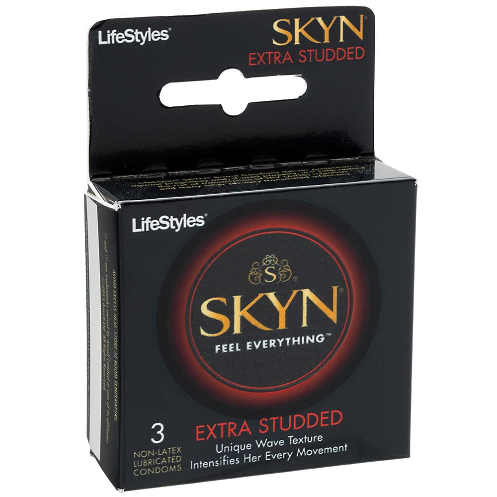 (D) Lifestyles Skyn Extra Stud 3Pk