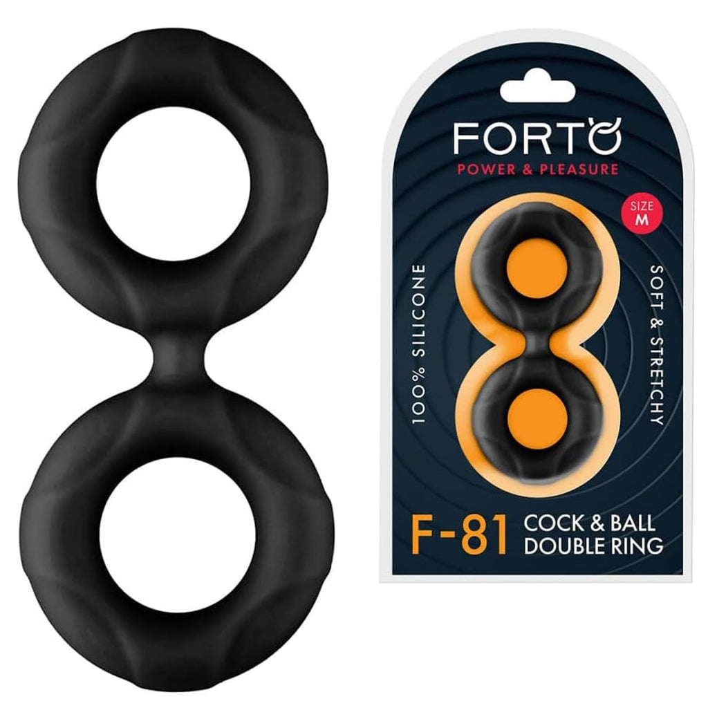 Forto F-81:Double Ring Liqu Sili 47mm Bk