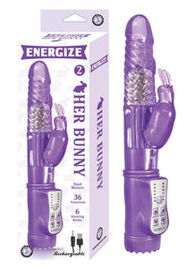 Nasstoys Energize Her Bunny 2 Purple Rabbit Vibrator