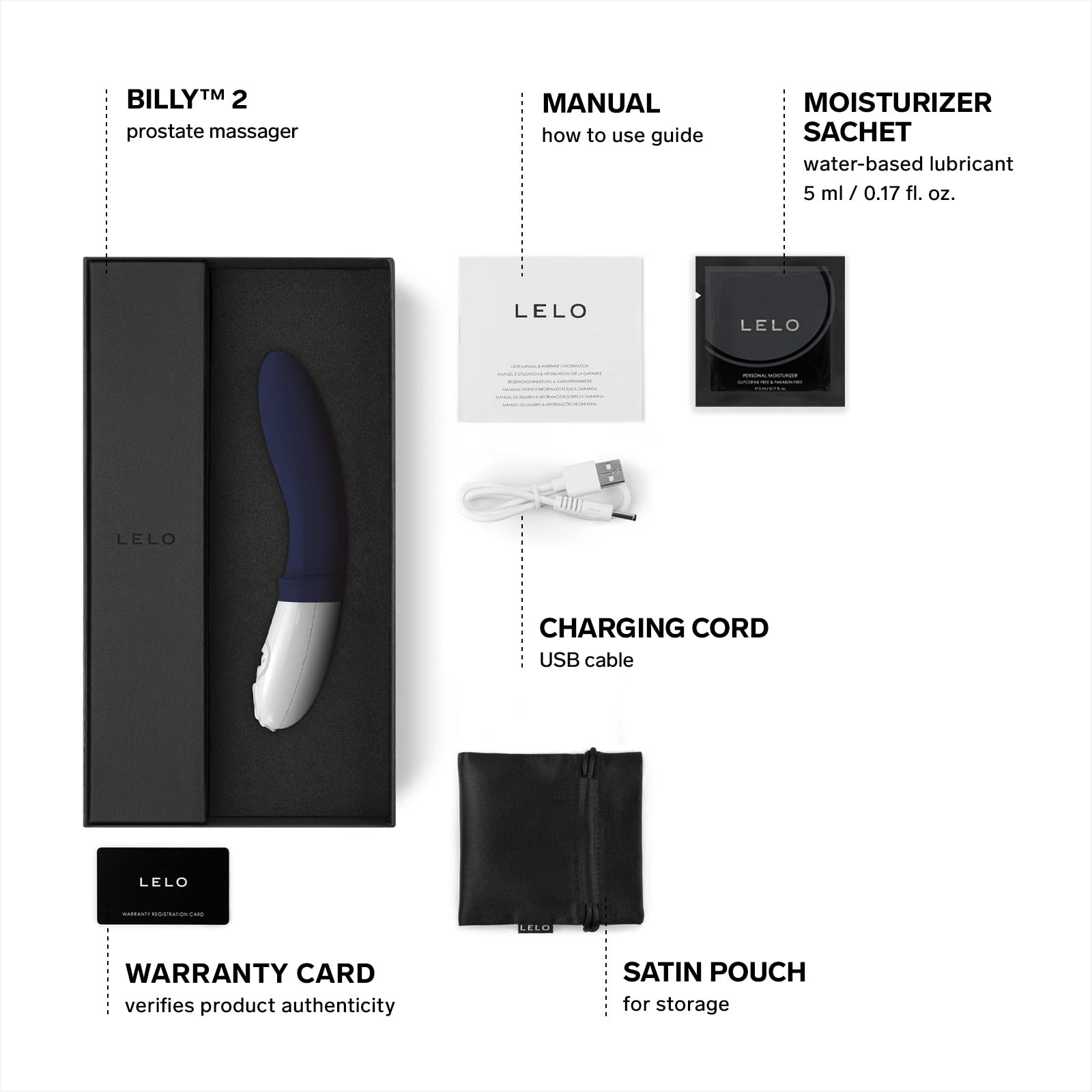 (Wd) Lelo Billy 2 Deep Blue (N